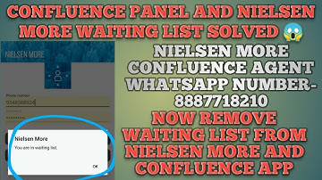 CONFLUENCE PANEL AND NIELSEN MORE APP WAITING LIST PROBLEM SOLVED 😱 | REMOVE WAITING LIST AND EARN 🔥