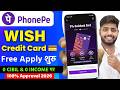 Phonepe wish credit card apply | Phonepe wish credit card live apply 2026 | Phonepe upi creditcard