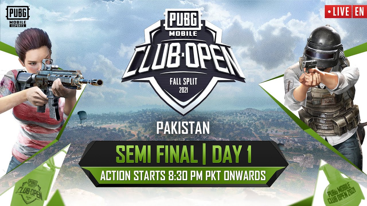 [EN] PMCO Pakistan Semi Final Day 1 | Fall Split | PUBG MOBILE Club Open 2021