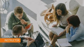 Awards - Manually Issue an Award - Instructor