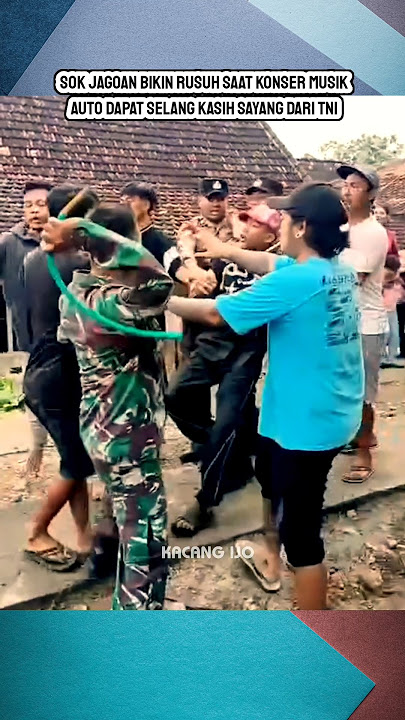 Berani bikin rusuh, berani dapat selang kasih sayang #tni #viralshort #konsermusik #tnidihatirakyat