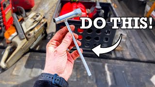 The Chainsaw Wrench Hack I WISH I KNEW SOONER!