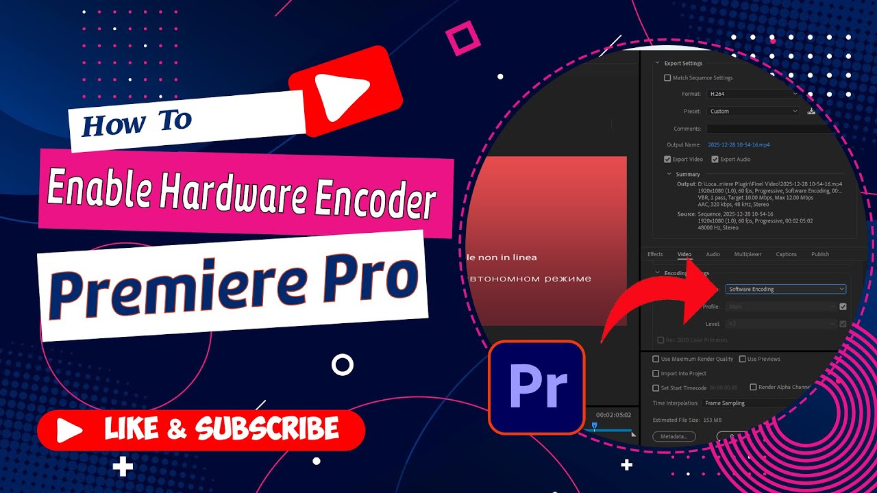 How to Enable Hardware Encoding | Premiere Pro Hardware Encoding Not ...