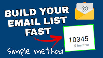 Email list building: How I build 10000 emails promoting ClickBank products
