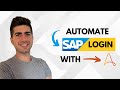 Automate SAP login with Automation Anywhere (Tutorial)