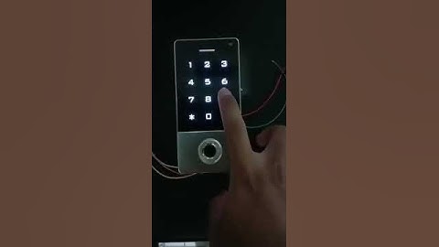 Mode Pairing Tuya Akses Kontrol Reader PIN/CARD/Fingerprint/Face Via App.