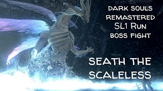 Dark Souls Remastered SL1 Run Seath the Scaleless 黑暗靈魂重製版 等級1 白龍希斯