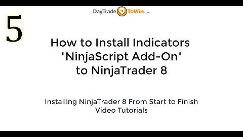 NinjaTrader 8 How To Install Indicators - NinjaScript Add-On Video Tutorials Part 5