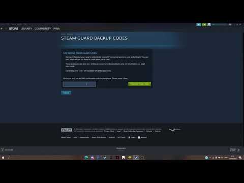 Steam Guard Backup codes - YouTube