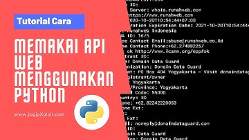 Cara Mudah Memakai APi Web Menggunakan Python