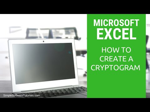 How to Create a Cryptogram in Excel