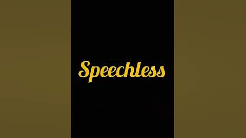 Naomi Scott - Speechless (cover)