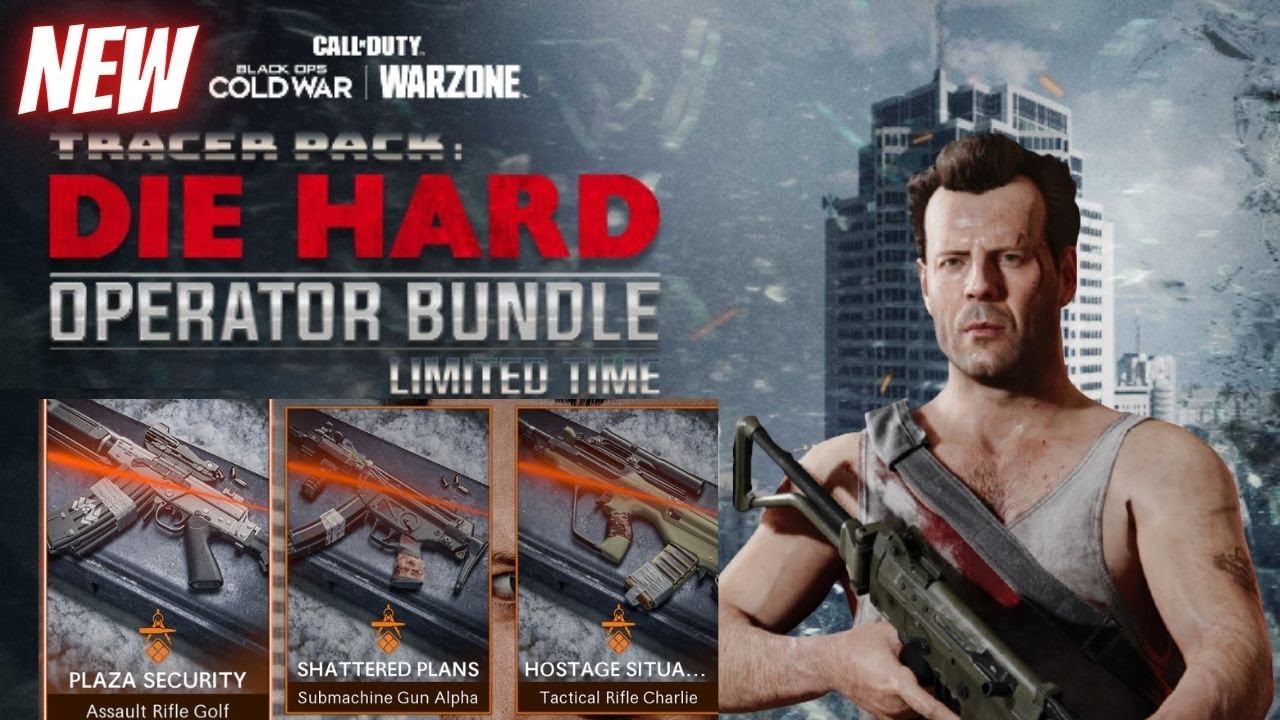 "NEW" Tracer Pack: Die Hard Operator Bundle Showcase | Limited Time John McClane Bundle | RTX ON