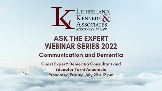 Ask the Expert 2022 - Communication and Dementia