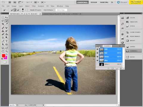 สอนใช้งาน Photoshop CS5 ตอนที่ 14 - ปรับขนาดภาพรักษาสัดส่วนด้วย Content-aware Scale