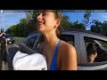 20-Year-Old Girl with Crazy Passenger Gets Arrested for DWI (Bodycam) | Highlands NJ | Route 36