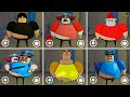 Roblox all barrys prison run morphs  wednesday barry twin barry cat barry