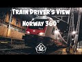 TRAIN DRIVER'S VIEW 360: Morning commute on the Voss Line