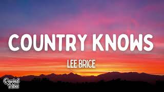 Watch Lee Brice Country Knows video
