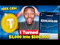 I turned 2000 into 300000 with 1 crypto and heres how i found it