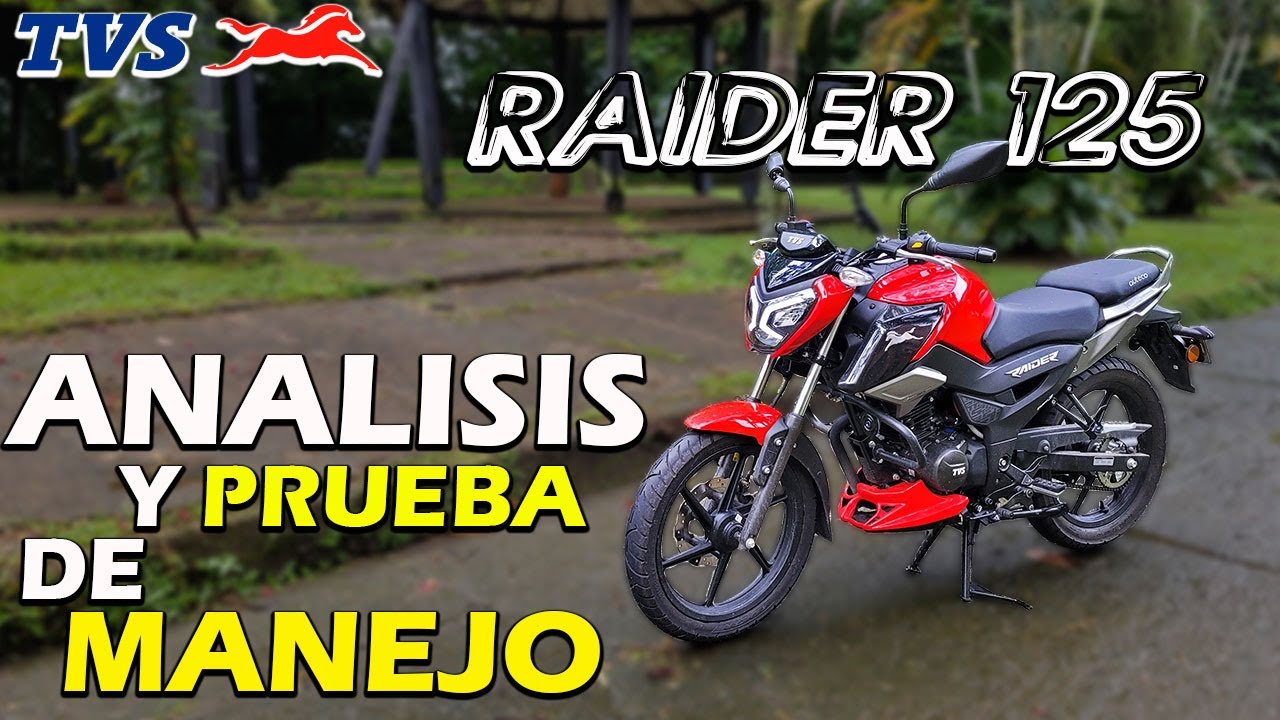 TODO LO QUE TIENES QUE SABER / TVS RAIDER 125
