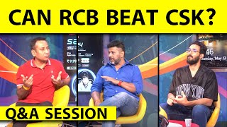 🔴LIVE Q & A: RCB या CSK TOP 4 में किसकी ENTRY, कहीं LSG बिगाड़ ना दे सबका खेल