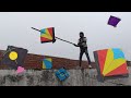 Caught big kites on roof  kite looting kitelooting kitecatching kitecaught