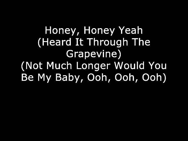 Marvin Gaye - I heard it through the grapevine (Lyrics)