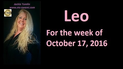 LEO for the week of October 17, 2016