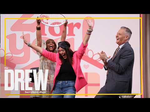 Audience Member Tries Blindfolded Fuzzy Sock Challenge for Chance to Win Self-Care Prizes