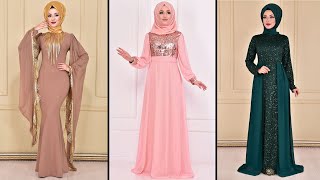 Moda Merve Yeni Sezon Şifon Tesettür Abiye Modelleri 3 Most Fashionable Turkish Hijab Evening Dress