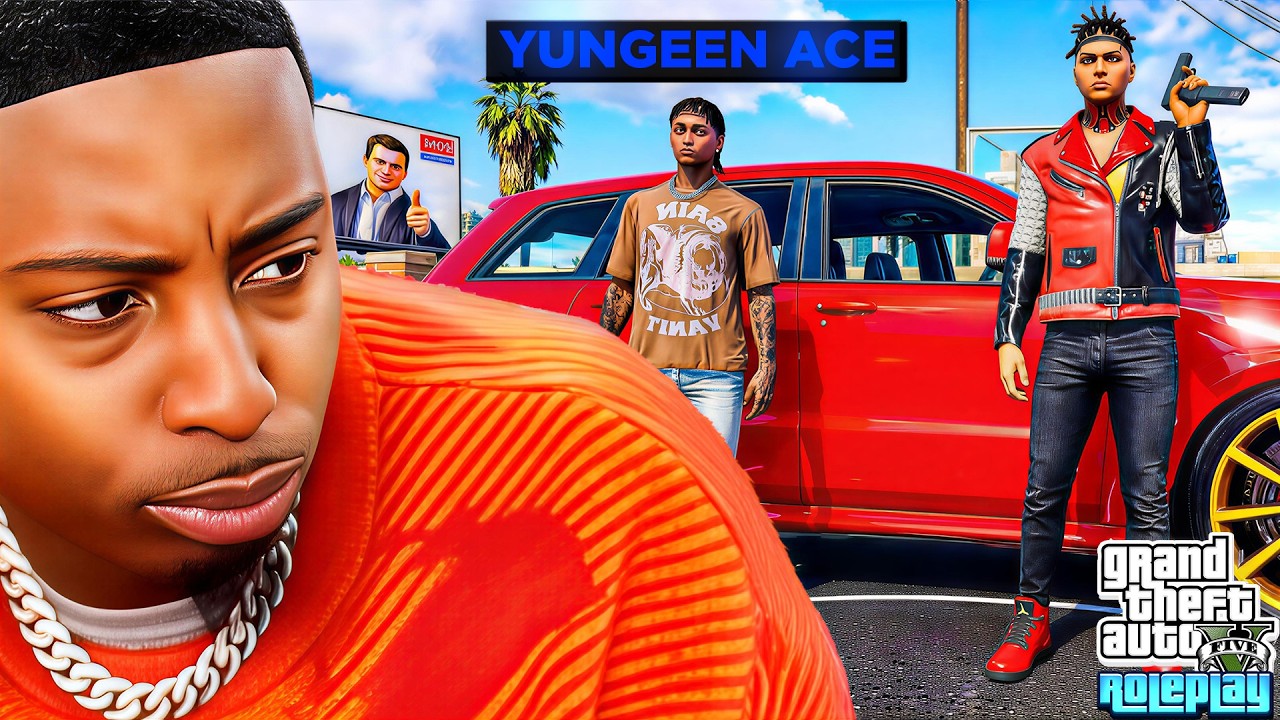 FunnyMike & Yungeen Ace SLIDE On OPS In GTA 5 RP.. 😂