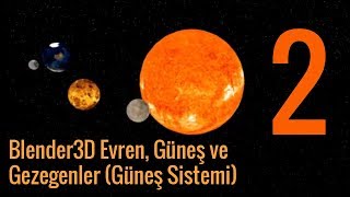 Blender 3D Yörünge Oluşturma (Güneş Sistemi) - 2