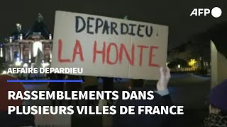 Affaire Depardieu : des rassemblements en France contre le 