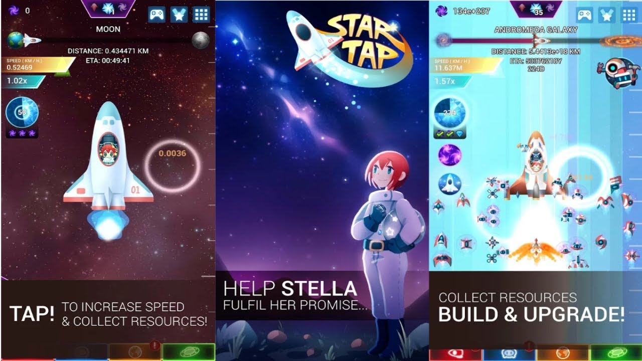 Star Tap - Idle Space Clicker Android Gameplay