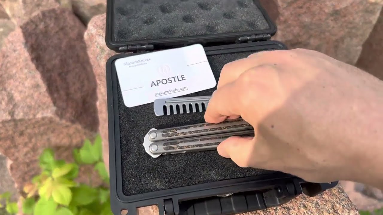 Maxece Apostle - Балисонг, нож бабочка 🦋