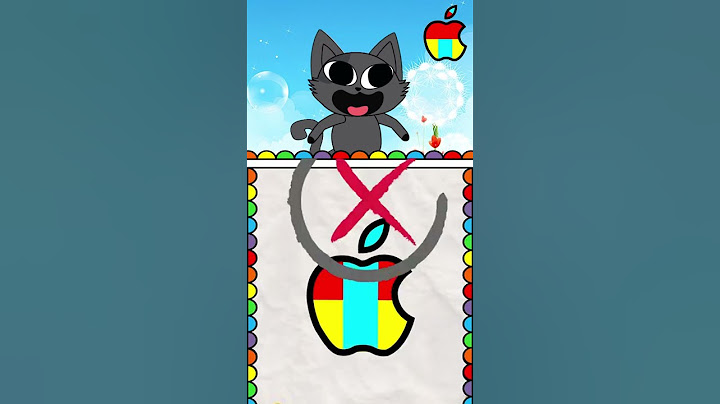 What is your IQ : Painting Logo IPHONE Color Puzzle Game Part 1 - Smiling Critters #shorts #catnap