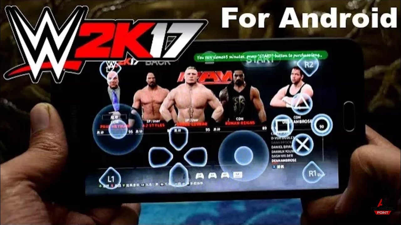 Now Play WWE 2K17 In Android!!How To Download WWE 2K17