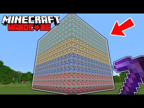 J'ai MINÉ 10 000 MINERAIS sur Minecraft Hardcore !