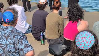 Tzedek Chicago progressive congregation, Tashlich at Lake Michigan, Sept. 23, 2025