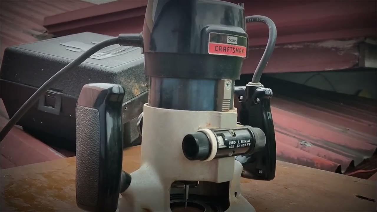 Vintage Craftsman Router Model: 315.17480 - YouTube