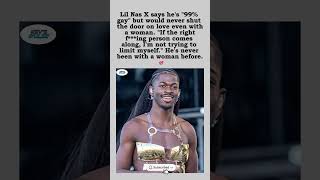 Lil Nas X Says He's 99% Gay But Won't Limit Love for the Right Woman 😳🌈  #shorts #foryou