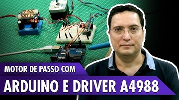 MOTOR DE PASSO COM ARDUINO E DRIVER A4988