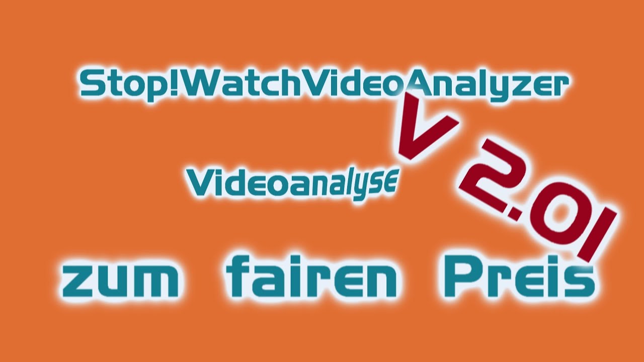 Stop!WatchVideoAnalyzer Presentation 2.01 - Vorstellung der Videoanalyse-Lösung