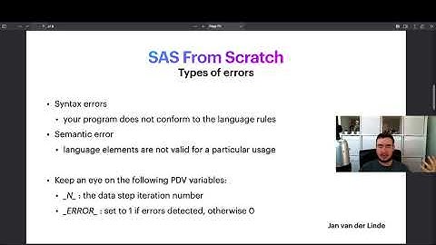 SAS From Scratch - Episode 5 - The one with the PUTs