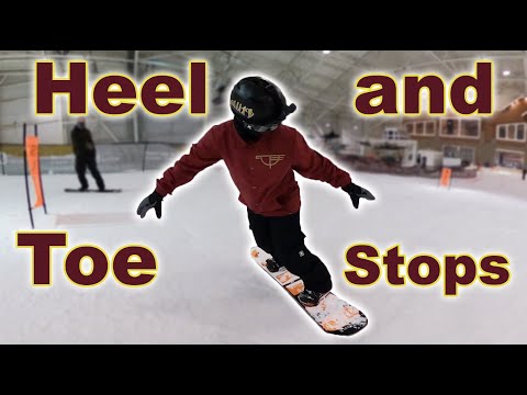 How to Stop on a Snowboard - Beginner Guide!