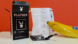 Playboy Premium Condoms (Unboxing) Latex condom with silicone lubricant