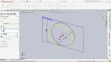 Extruded Boss Base-SolidWorks 2016 basic tutorial for beginners