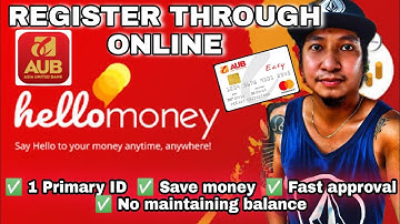 HOW TO REGISTER HELLOMONEY BY AUB THROUGH ONLINE | STEP BY STEP | EASIEST WAY