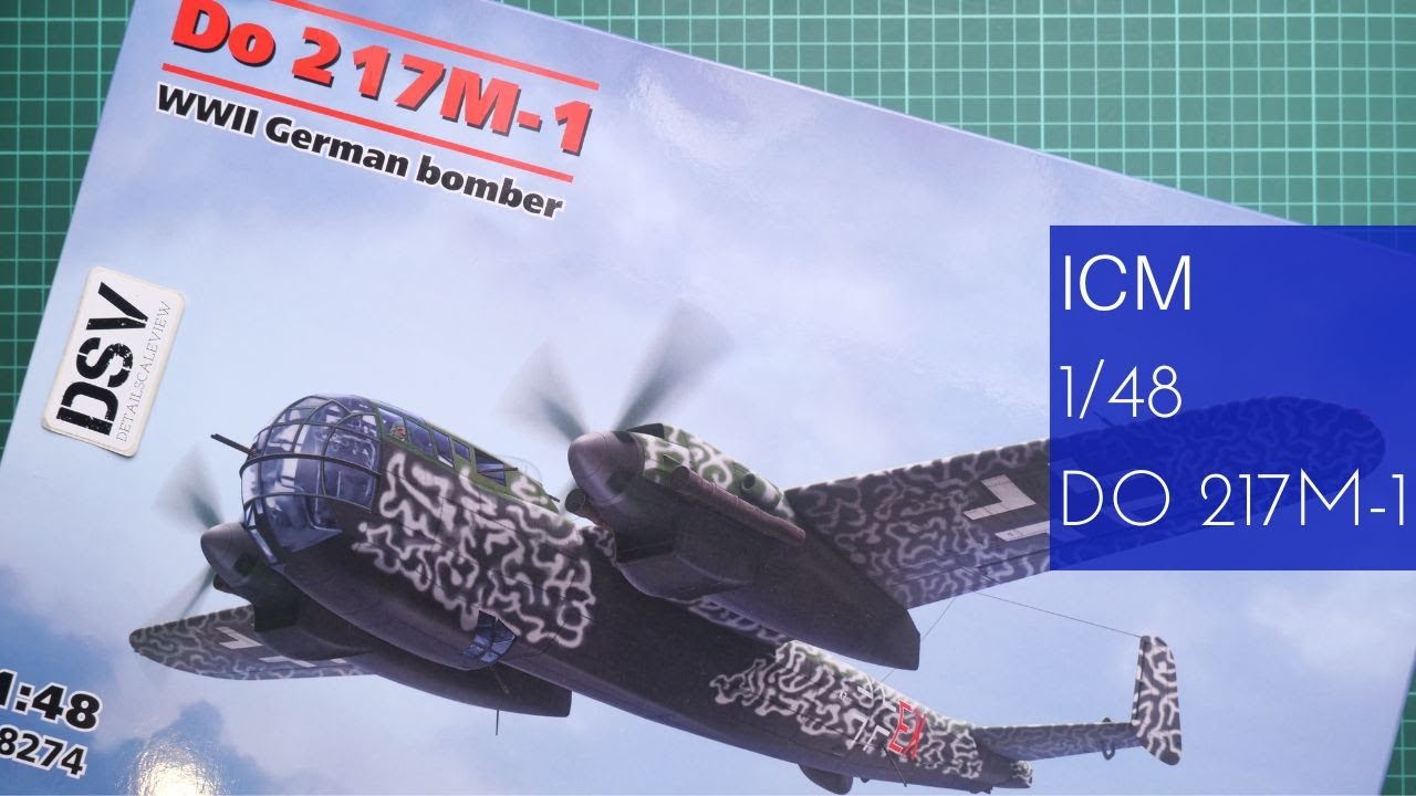 Maquette Avion Do 217K-1 ICM – Échelle 1:48, Bombardier Allemand WWII, Réf. 48273, Kit à Monter